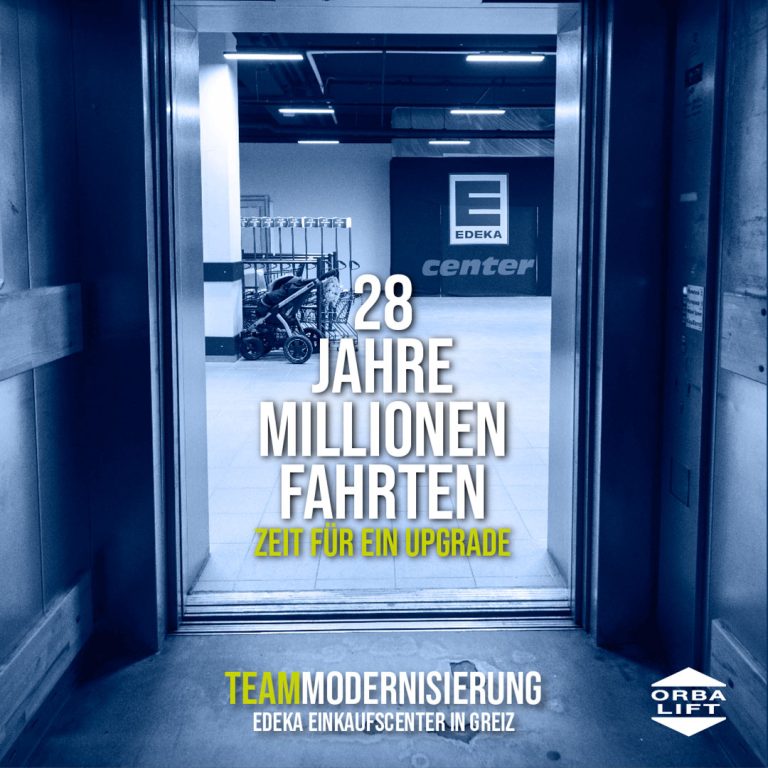 Aufzug von Innen, Einkaufscenter Greiz