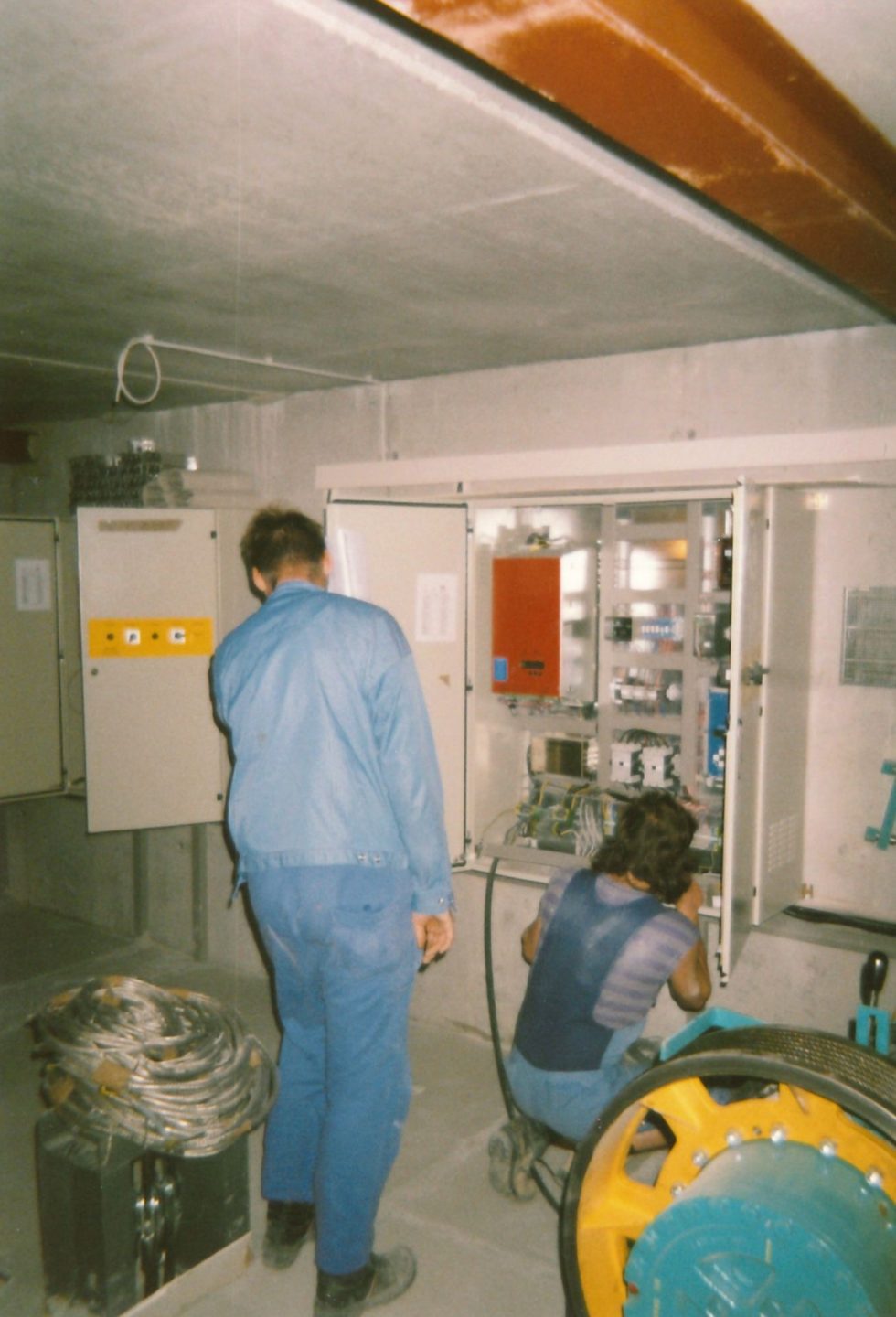 Stromkasten der Aufzugsanlage