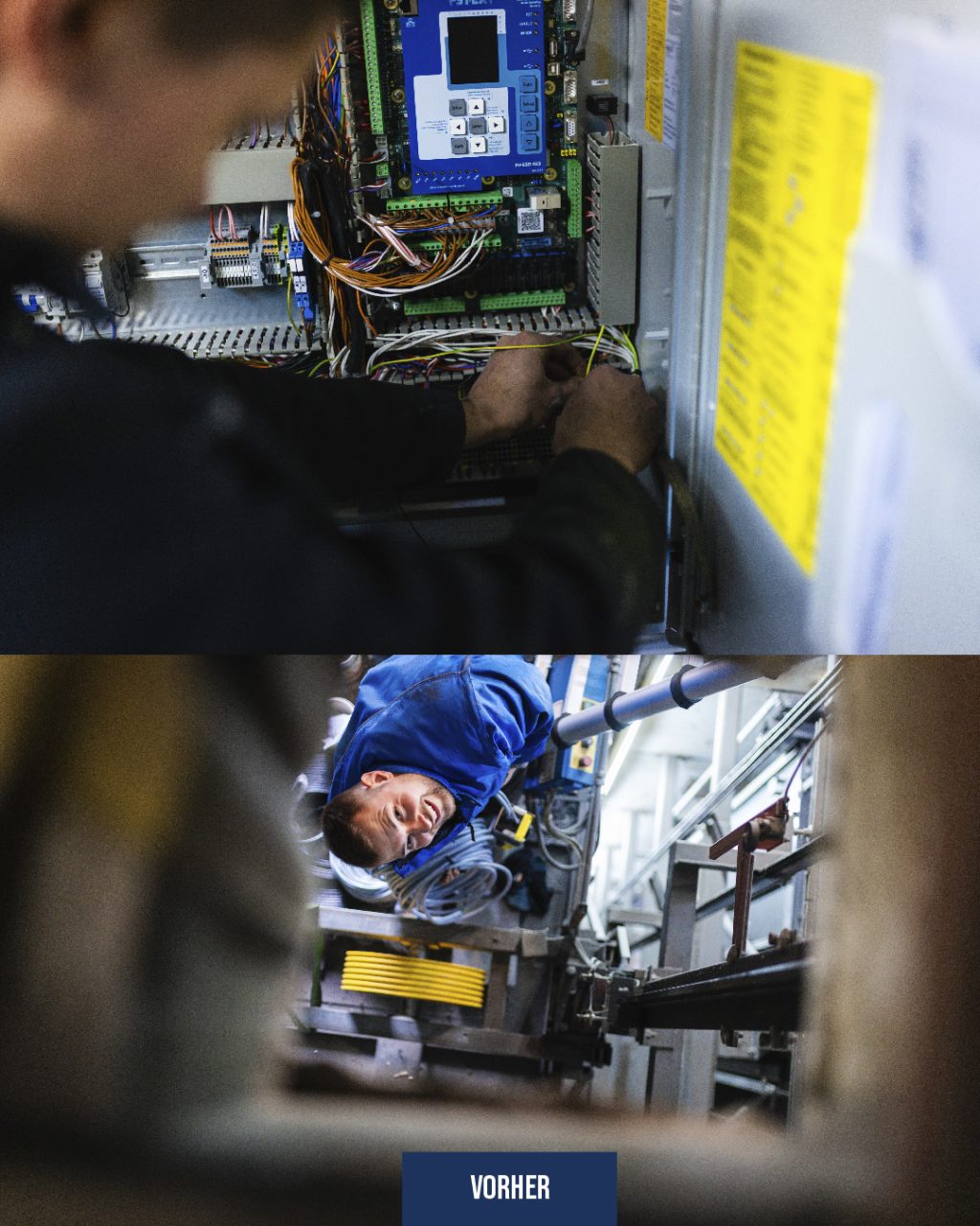 Mitarbeiter bei der Arbeit