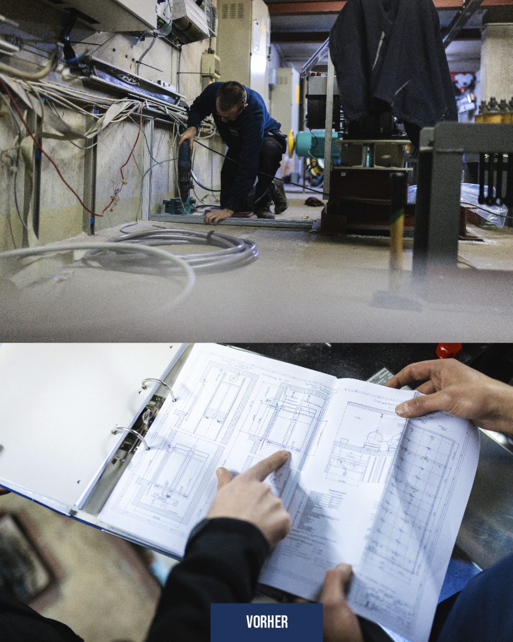 Mitarbeiter bei der Arbeit