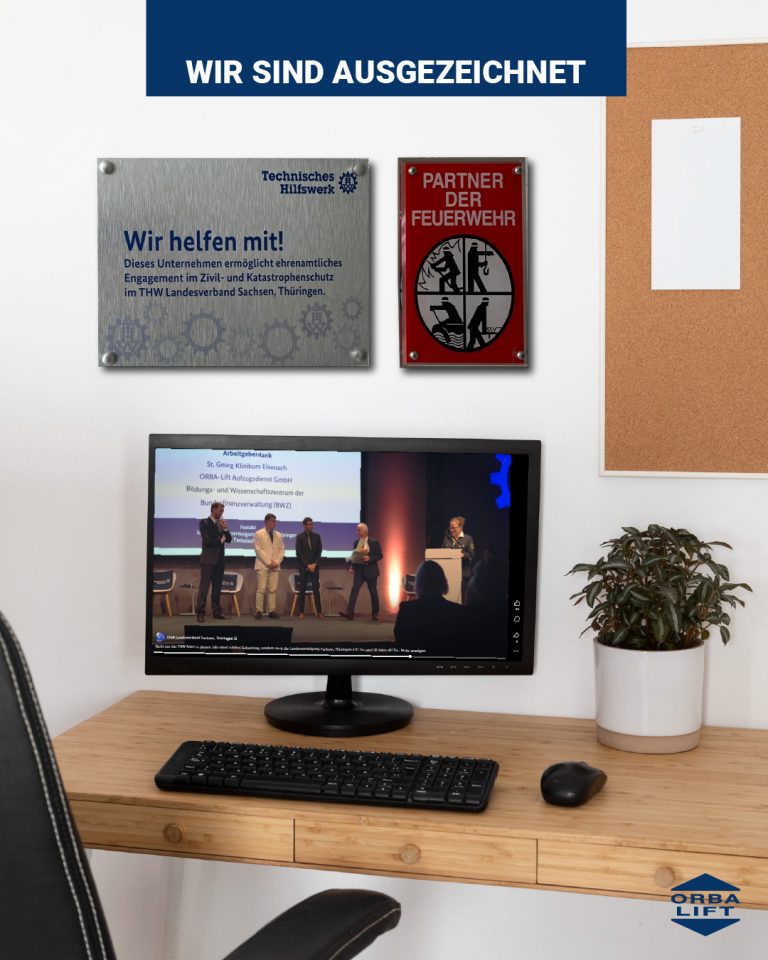 Auszeichnung fürs Ehrenamt des THW Landesverbandes Sachsen/ Thüringen