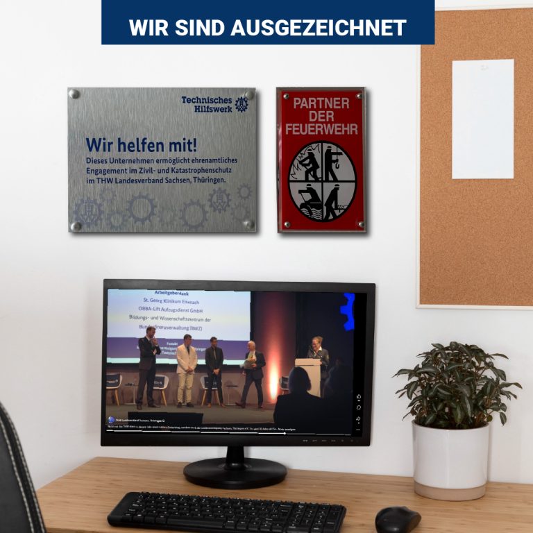 Auszeichnung fürs Ehrenamt des THW Landesverbandes Sachsen/ Thüringen