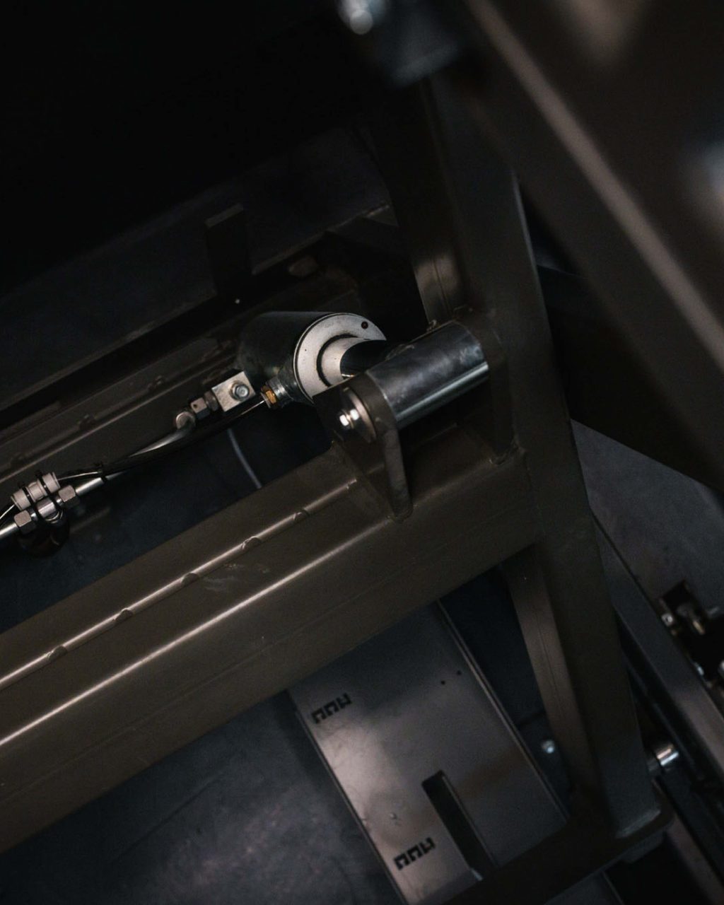 Scherenhubantrieb des Aufzugs