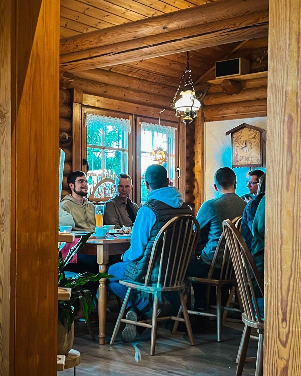 Team von ORBA Lift in Gaststätte "Zum Torfstich"