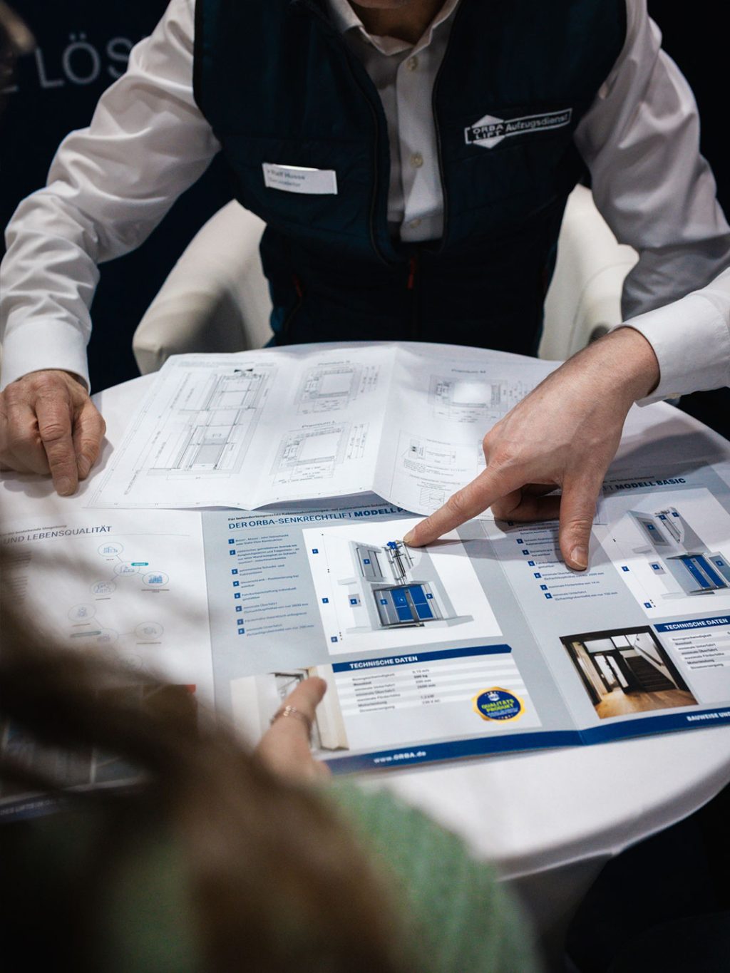 ORBA Mitarbeiter in der Kundenberatung